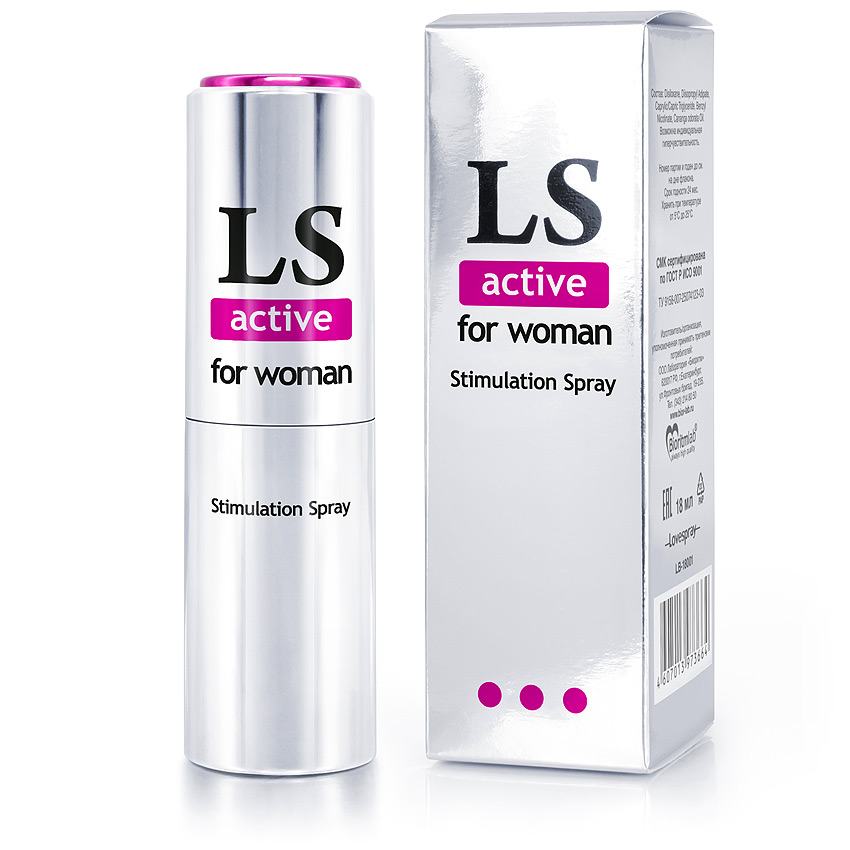 96-LB-18001 LOVESPRAY ACTIVE спрей для женщин (стимулятор) 18мл арт. LB-18001
